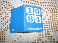1984 kieszonkowy kalendarzy na rok 1984 bez wpisów jak nowy