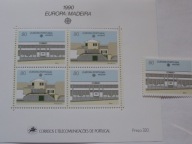 Portugalia - Madera - Europa CEPT 1990 - rozwój poczty - Mi. 133 + bl.11 **