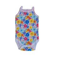 Body dziecięce na ramiączkach bez rękawów 62-68