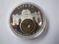 Hiszpania 25 peso medal ustanowienie euro stan 1