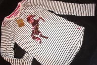 JOULES 11-12 L. BLUZKA BAW. CEKINY JEDNOROŻEC MIĘCIUTKA SUPER NOWA!