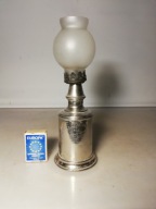 Stara francuska lampa PIGEON No.6 klosz matowy