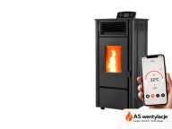 Piec na pellet Automatyczny Sterowanie WiFi Koza Pellet 80m2,