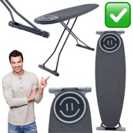 DESKA DO PRASOWANIA DUŻA SKŁADANA SOLIDNA MOCNA 152 x 44 cm | PROMIS LUXURY