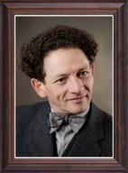 Obraz Wolf Messing portret w drewnianej ramie ze szkłem