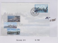 LATARNIE MORSKIE ŁOTWA Mi: 2013r FDC L235