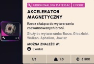 3 AKCELERATOR MAGNETYCZNY MAGNETIC ACCELERATOR MATSY ARC RAIDERS PC/PS/XBOX