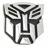 Emblemat Godło Logo Autoboty Transformers Ozdoba Znaczek na Samochód Wlepa