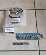 ZNACZEK EMBLEMAT NAPIS KLAPY BAGAŻNIKA D09W-51730 MAZDA 2 III SKYACTIV G