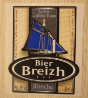 ETYKIETA - NAKLEJKA - Bier Breizh - Blanche