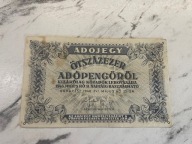 Węgry - 500000 adopengo - 1946