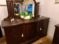 Piękny bufet komoda z lustrem - secesja RARYTAS !