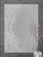 Obraz strukturalny abstrakcja Wabi Sabi Japandi minimalistyczny 90x150