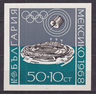 1968 Bułgaria Olimpiada Meksyk Mi blok 22 **