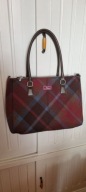 Torebka szkocka NESS wełna krata tartan j. nowa
