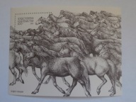 Kirgistan - wyścigi konne - Mi.bl.12 ** OPIS !