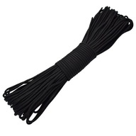 Linka lina sznur Paracord 550 taktyczna spadochronowa 4mm 30m czarna