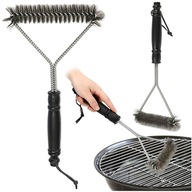 SZCZOTKA DO CZYSZCZENIA RUSZTU GRILLA 30 CM NOWA WYSOKA JAKOŚĆ TRWAŁA