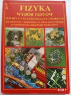 Fizyka Wybór Testów Tom 1 Praca zbiorowa Andrzej Persona