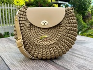 Torebka oreo ręcznie wykonana na szydelku. Na prezent