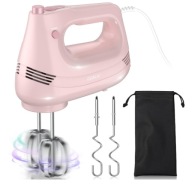 Ręczny Mikser Gualiu CX-6679 w Kolorze Czarnym 150 W 5 Prędkości Tryb Turbo