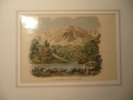 Masyw Mont Blanc, oryg. 1836 + akwarela