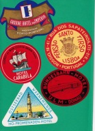 Hotel, Hotele, reklama, nalepka na bagaż, ulotka( 2 ) /SZ2/