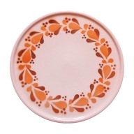 Fajansowa patera - tortownica art deco - Spritzdekor. Steingutfabrik Torgau