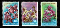 Indonezja 1975 Znaczki 812-4 ** kwiaty orchidee orchidea
