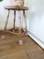 MAMAJASTUDIO Osłony na nogi krzeseł,stołków,4sztuki okrągłe