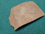 Klamra carskiej piechoty mosiężna z widocznym orłem