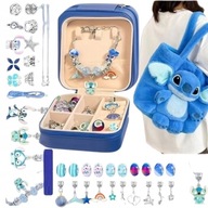 Pudełko kreatywne Stitch – zestaw do robienia bransoletek, idealny prezent
