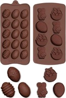 Formy Foremki Na Czekoladki Do Pieczenia Silikonowe Wielkanocne Zestaw 2szt