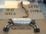 5Q6253611DA 5Q0120BP Cupra Formentor Ateca 2,0 TSI Tłumik aktywny końcowy