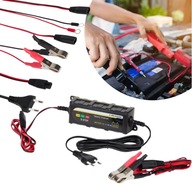 Prostownik akumulator Dunlop 1A 5-STEP ładowarka Mikroprocesor