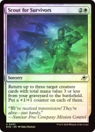 Karta Magic: The Gathering Scout for Survivors *Foil* EOE