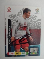 Karta panini autograf Polska Euro 2012 Ludovic Obraniak