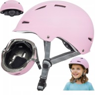 KASK NA ROWER ROLKI HULAJNOGĘ DLA DZIEWCZYNKI ULTRA LEKKI REGULOWANY 49-56