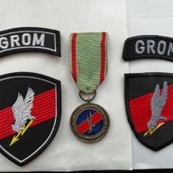 Medal odznaka i naszywki GROM