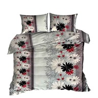 Pościel kora lux 160x220 + 2x70x80 guzik K 225 Smutne kwiatki