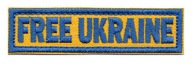 FREE UKRAINE ____ ŁATKA, NASZYWKA 2,5x10cm