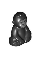 LEGO Mały goryl - Black - 5619pb01