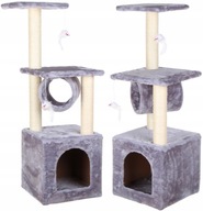 Drapak niski, legowisko, słupek do drapania, wieża Bisky 61 - 100 cm