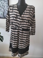 Bluza damska 42 tunika extra mega długa Wearhouse niemnąca