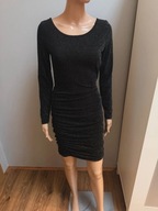 Nowa brokatowa sukienka odkryte plecy S