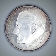.WATYKAN,JAN PAWEŁ II, 500 LIRÓW. Ag 36