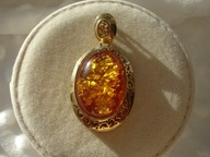 WISIOREK BURSZTYN ZŁOTO 8K pr. 333 + GRATIS!!!