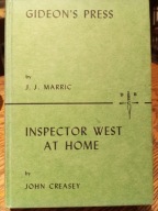 John Creasey Inspector West at home 1973
