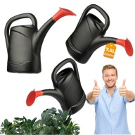 KONEWKA DO PODLEWANIA ZRASZANIA OGRODOWA Z SITIKEM CZARNA MAŁA 7,5L