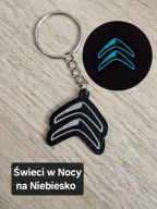 Breloczek Citroen - Świeci w Nocy! 3d - Druk3d fidget Keychain mixGadzet